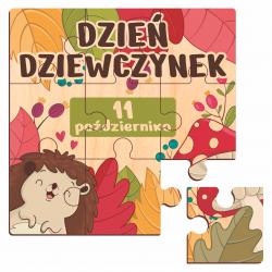 Puzzle edukacyjne prezent na Dzień Dziewczynek...