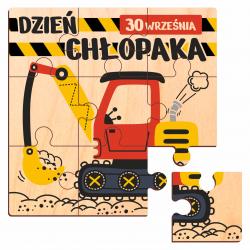 Gotowy prezent zestaw puzzle oranżada cukierki...