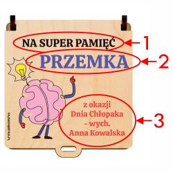 Drewniana gra memory dla ucznia w pudełku...