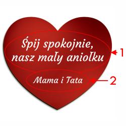 Latarenka LED z aniołkiem z dedykacją pamiątka...