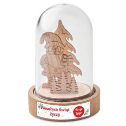 Lampka świąteczna z logo firmowym LED Mikołaj...