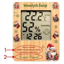 Stacja pogodowa prezent świąteczny dla babci i...