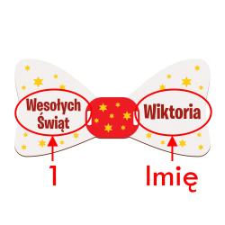 Bombka z imieniem pudełko na słodycze zawieszka...