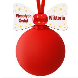 Bombka z imieniem pudełko na słodycze zawieszka...