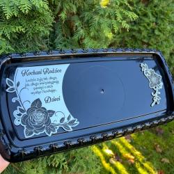 Podstawek pod znicz personalizowany na grób z...