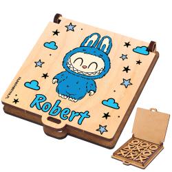 Gra kółko i krzyżyk z imieniem prezent dla...