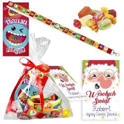 Gotowy prezent na Święta zestaw z oranżadą...