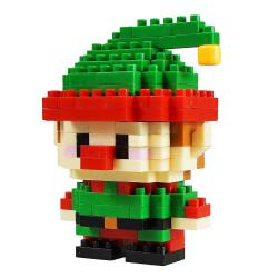 Świąteczny zestaw klocków Mikołaj renifer elf...