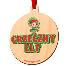 Medal świąteczny Grzeczny Elf dla dzieci z...