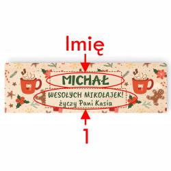 Świąteczne domino w drewnianym pudełku z...