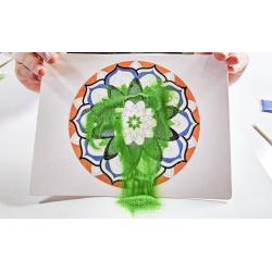 Mandala Sand Art malowanie piaskiem z imieniem...