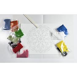 Mandala Sand Art malowanie piaskiem z imieniem...