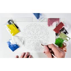 Mandala Sand Art malowanie piaskiem z imieniem...
