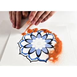 Mandala Sand Art malowanie piaskiem z imieniem...