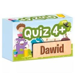 Gra edukacyjna Quiz 4+ z grawerowanym imieniem...