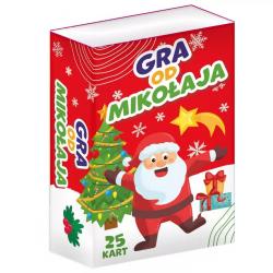 Świąteczna gra od Mikołaja 25 kart dla dzieci