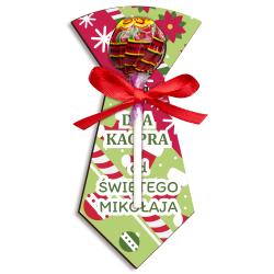 Tabliczka krawat na lizaka z imieniem i napisem...