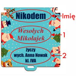 Gra kółko i krzyżyk z imieniem prezent na...