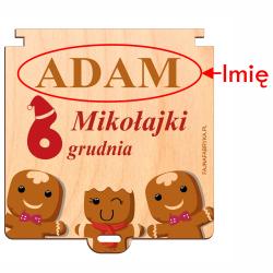 Gra kółko i krzyżyk z imieniem prezent na...