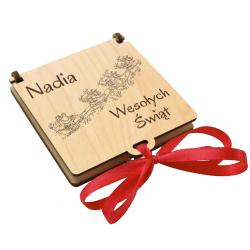 Gra kółko i krzyżyk z imieniem prezent...