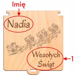 Gra kółko i krzyżyk z imieniem prezent...