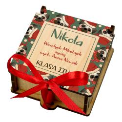 Pudełko na słodycze z imieniem prezent...