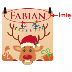 Drewniane pudełko na słodycze z imieniem...