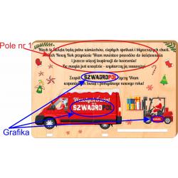 Kartka świąteczna upominek dla kurierskiej...