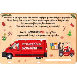 Kartka świąteczna upominek dla kurierskiej...