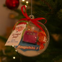 Zestaw świąteczny w bombce gra Angielski...