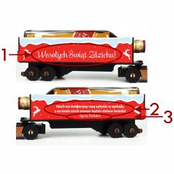 Tir drewniany na alkohol prezent świąteczny dla...