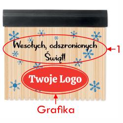 Skrobaczka do szyb z logo firmowym prezent...