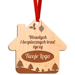 Zawieszka świąteczna do samochodu z logo...