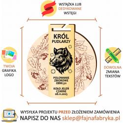 Medal Łowiecki Polowanie Myślistwo Król Pudlarzy