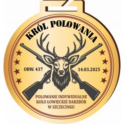 Medal Łowiecki Polowanie Myślistwo Król Polowania