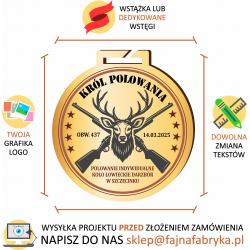 Medal Łowiecki Polowanie Myślistwo Król Polowania