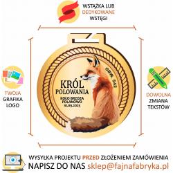 Medal Łowiecki Polowanie Myślistwo Król...