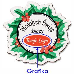 Torba papierowa A5 ze świąteczną tabliczką z...