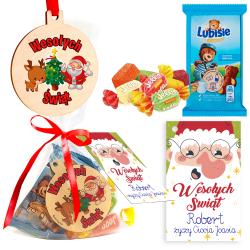 Świąteczny zestaw Lubisie cukierki bombka z...