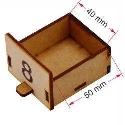 Kalendarz adwentowy 3D do malowania z imieniem...