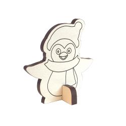 Drewniane figurki świąteczne do malowania dla...