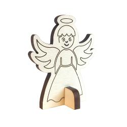 Drewniane figurki świąteczne do malowania dla...