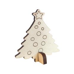 Drewniane figurki świąteczne do malowania dla...