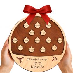 Klasowa bombka choinkowa dwuwarstwowa z...