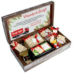 Świąteczny niezbędnik prezentowy z logo firmy...