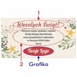 Świąteczny Niezbędnik z logo firmy i osobistym...