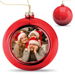Bombka świąteczna ze zdjęciem personalizowana...