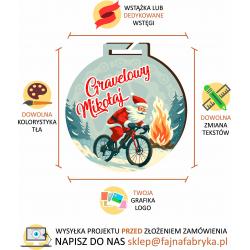 Medal rowerowy Zawody kolarskie gravelowe...