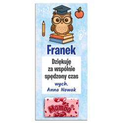 Zakładka z Mambą i imieniem prezent dla chłopca...