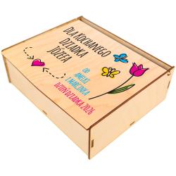 Personalizowana herbaciarka prezent skrzyneczka...